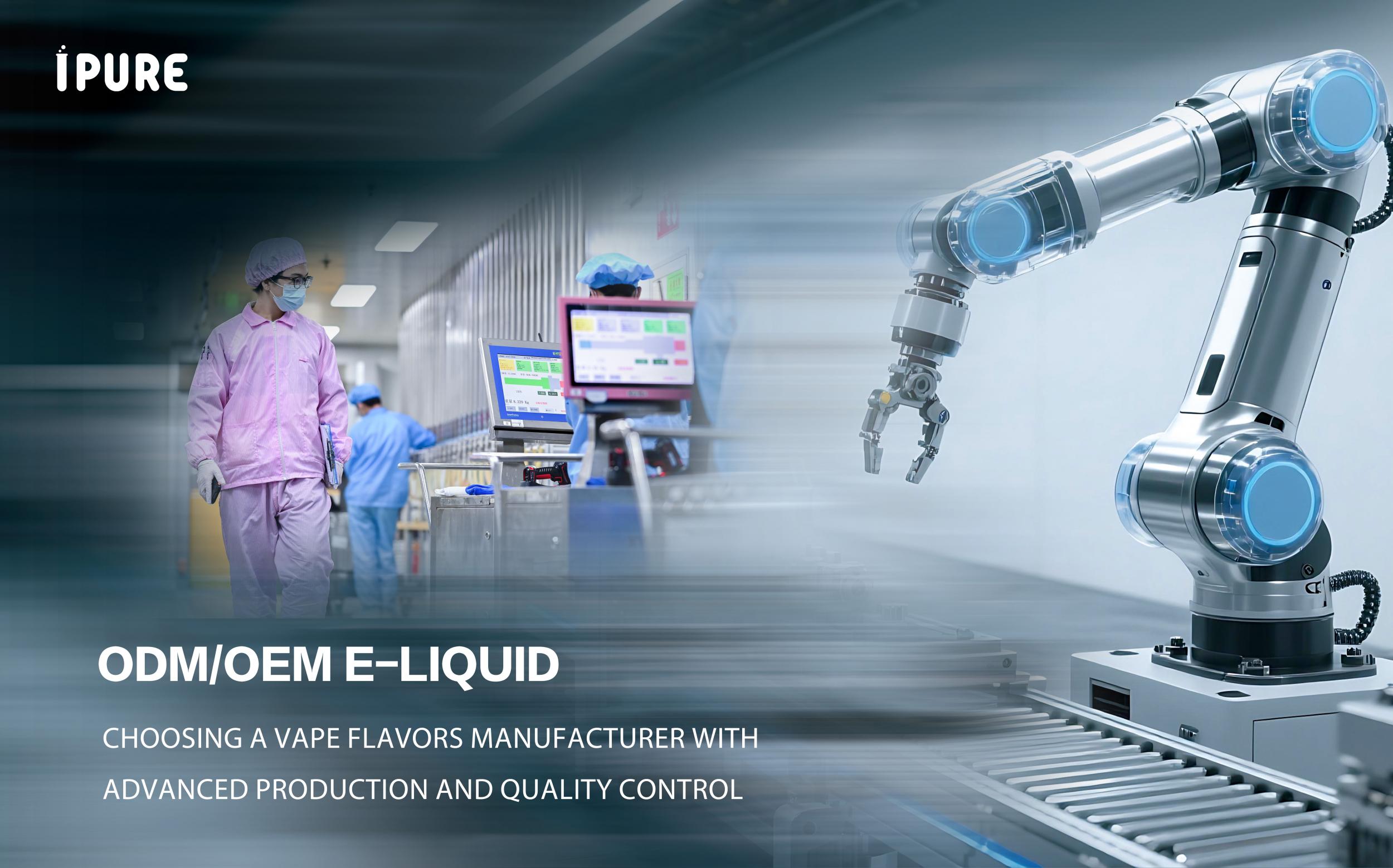 Choosing a Vape Flavors Manufacturer with Advanced Production and Quality Control